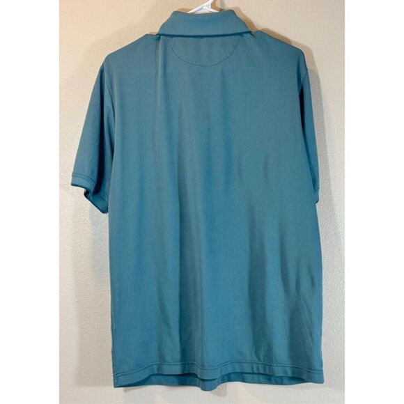 Hart Schaffner Marx Short Sleeve Textured Knit Polo Shirt Women’s Medium - Picture 2 of 7